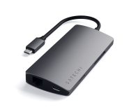 Satechi Aluminium Adapter V2 (USB-C, 3xUSB-A, 4K HDMI, mSD) - 1144470 - zdjęcie 2